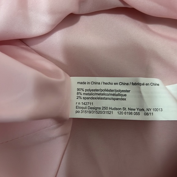 NWT Eloquii Metallic Floral Brocade Mini Skirt, Sz 16 - Picture 7 of 8